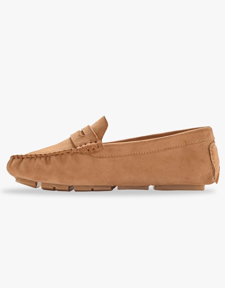 Mocassins en cuir velours (beige) Mocassins en cuir velours (beige)