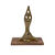 Statuette silhouette de danseuse en métal (doré)