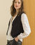 Gilet sans manches, uni (noir)