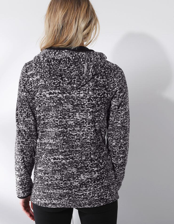 Veste polaire chinée zippée (noir chiné) Veste polaire chinée zippée (noir chiné)