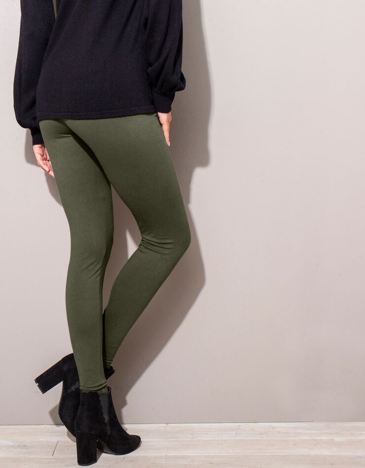 Legging taille élastiquée - lot de 2 (kaki / noir) Legging taille élastiquée - lot de 2 (kaki / noir)