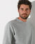 Sweat molleton col rond (gris chiné)