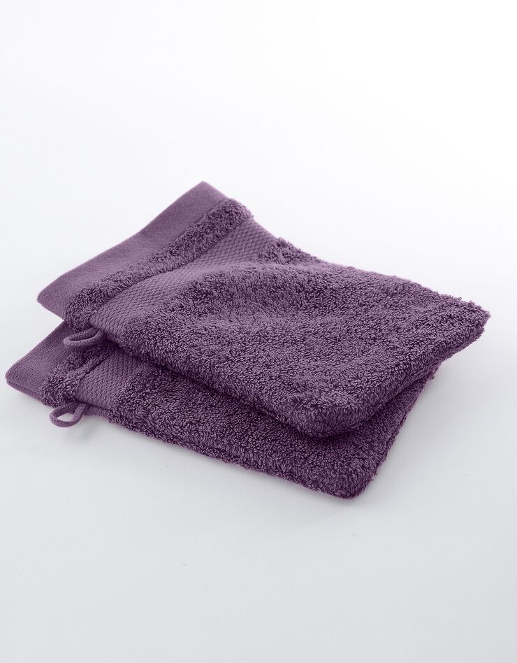 Éponge unie coton modal 500 g/m² (aubergine) Éponge unie coton modal 500 g/m² (aubergine)