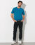 T-shirt col rond manches courtes - lot de 3 (bleu + marron + gris)