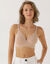 Soutien-gorge Coeur Crois&eacute; F&eacute;minin dentelle recycl&eacute;e - sans armatures (beige)