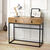 Console STOCKIES style industriel - 2 tiroirs (naturel)