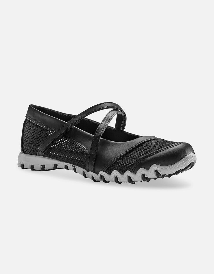 Ballerines de sport scratchées ultra-souples (noir) Ballerines de sport scratchées ultra-souples (noir)