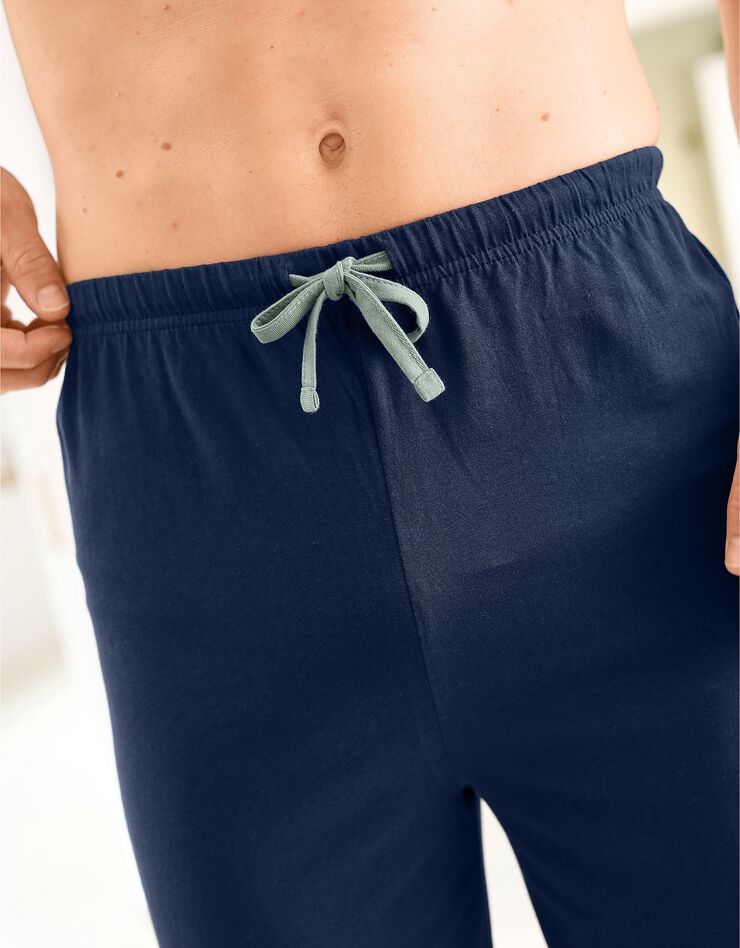 Pantalon pyjama uni marine (marine) Pantalon pyjama uni marine (marine)