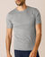 T-shirt sous-vêtement homme col montant manches longues chaleur intense - lot de 2 (gris chiné)