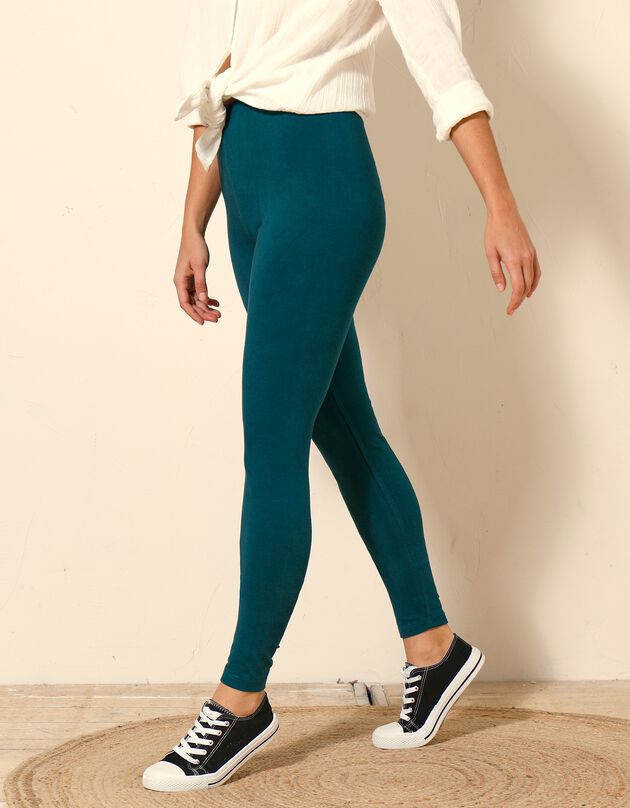 Legging long uni - lot de 2 (vert / noir)