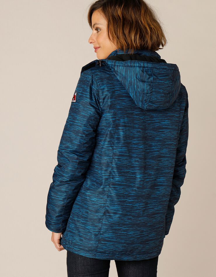 Parka imperméable doublée polaire (bleu canard) Parka imperméable doublée polaire (bleu canard)