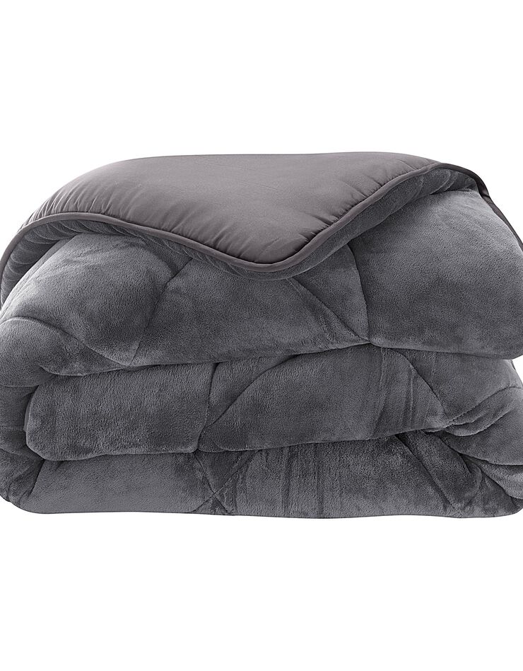 Couette synthétique double face 600 g/m² (gris)