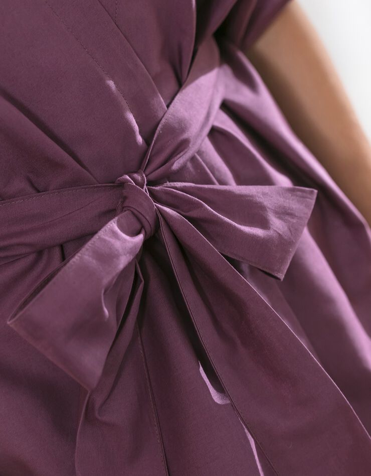Kimono uni manches courtes - collection upcycling (prune) Kimono uni manches courtes - collection upcycling (prune)