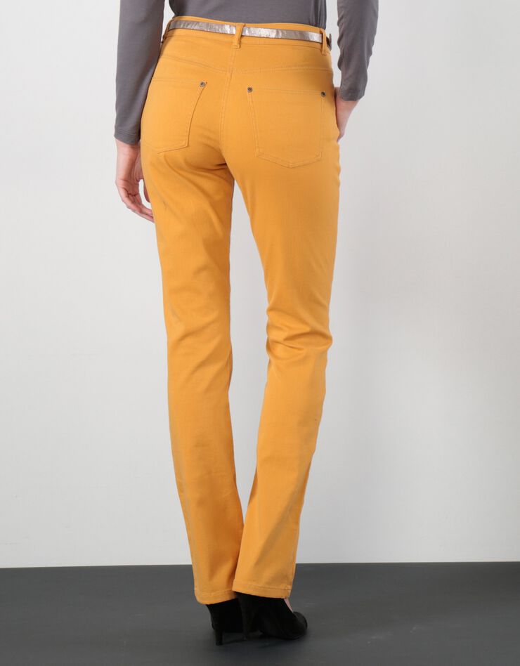 Pantalon droit stretch (safran) Pantalon droit stretch (safran)
