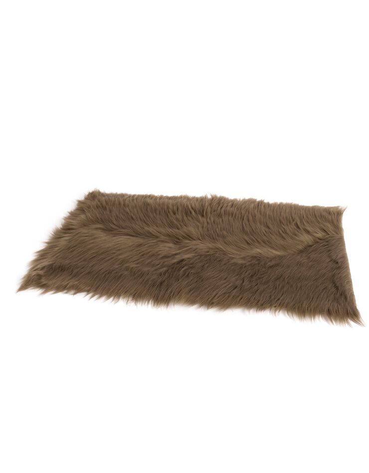 Tapis poils longs (taupe)