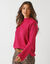 Pull loose, manches longues et larges, maille anglaise (fuchsia) Pull loose, manches longues et larges, maille anglaise (fuchsia)