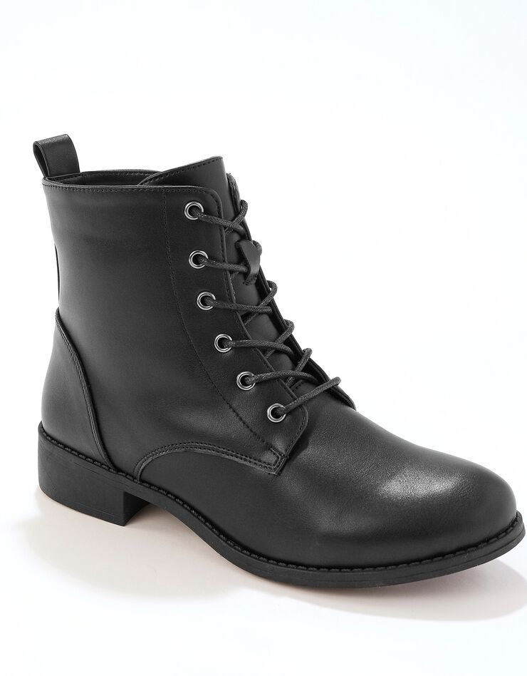 Bottines à lacets femme (noir) Bottines à lacets femme (noir)
