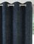 Rideau en fil effet chenille (marine)