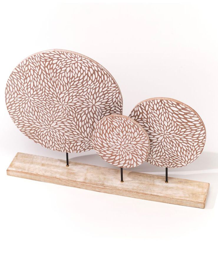 Déco à poser en bois de manguier - GM (bois)