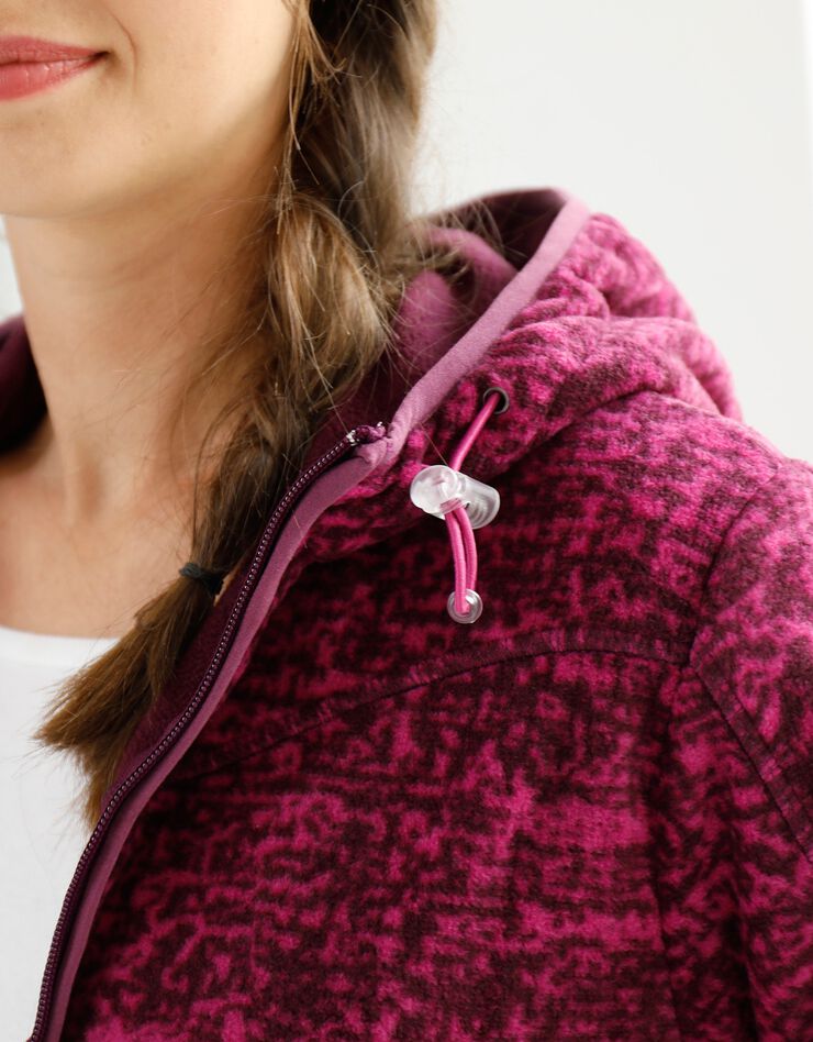 Veste polaire chinée zippée (violine chiné) Veste polaire chinée zippée (violine chiné)