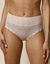 Culotte taille  haute dentelle grand confort invisible - Lot de 2 (poudre)