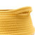 Panier bicolore rond corde coton (curry)