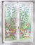 Vitrage droit Papillons  (peint)