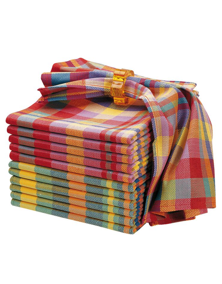 Serviette de table carreaux Madras - Lots (madras)