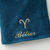 Serviettes de bain brod&eacute;es signe astrologique - 420g/m2 (b&eacute;lier)