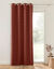 Rideau isolant jacquard motif arches (terracotta)