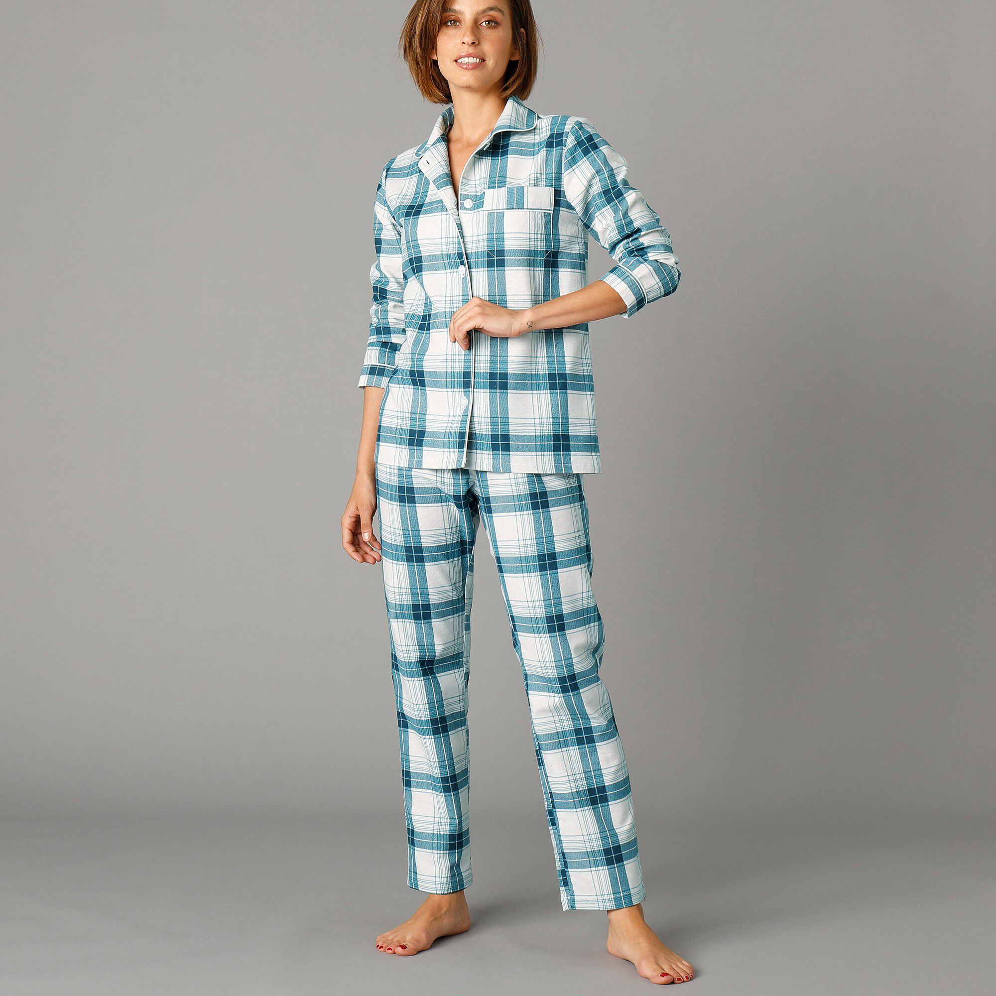 Blacheporte Homme Vêtements Sous-vêtements vêtements de nuit Pyjamas Liquette Pyjama Pilou Carreaux 