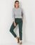 Pantalon jogpant ceinture élastiquée molleton  (vert sapin)