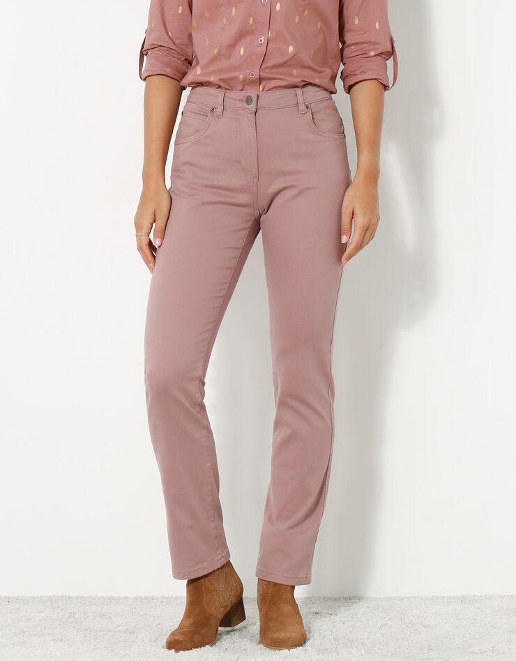 Pantalon sculptant coupe 5 poches (praline)