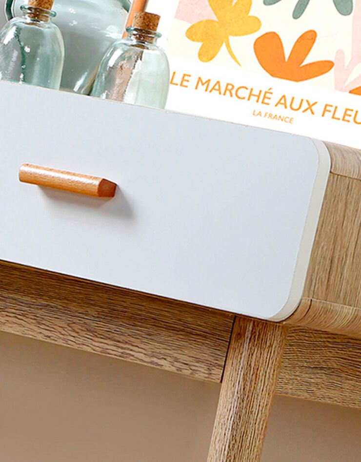 Console YOLTY - 2 tiroirs (naturel)