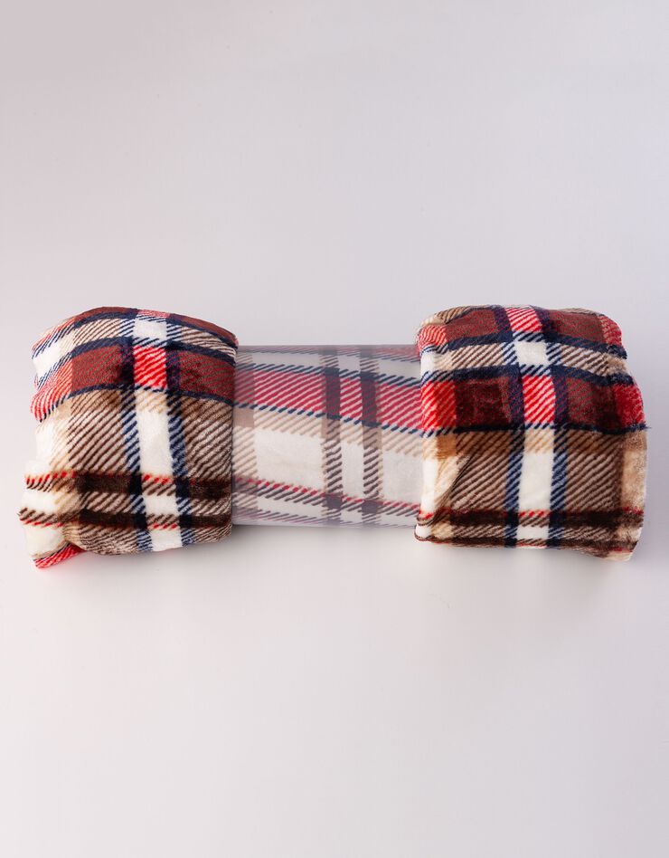 Couverture à carreaux 280g/m2 (rouge)