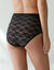 Culotte supermaxi dentelle stretch  - lot de 2 (noir + ivoire)