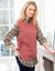 Pull sans manches, forme boite (bois de rose)