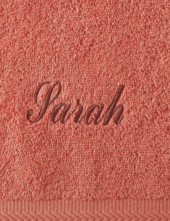 Collection serviettes de bain personnalisables confort moelleux (tomette)