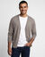 Gilet boutonn&eacute; manches longues (taupe clair)