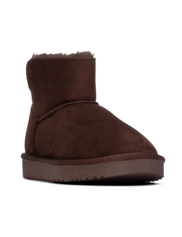 Boots fourr&eacute;es (chocolat)