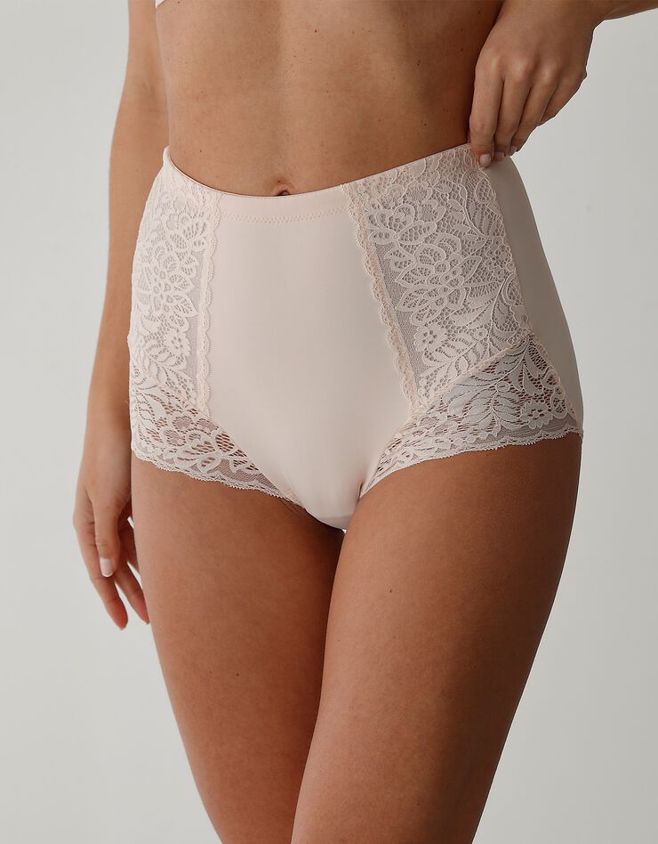 Gaine affinante plastron dentelle - maintien (nude) Gaine affinante plastron dentelle - maintien (nude)