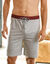Short pyjama - lot de 2 (gris + bordeaux)