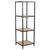 Etagère 3 niveaux style industriel STOCKIES (naturel)