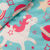 Linge de lit enfant à motif Licorne en coton biologique(**) (bleu)