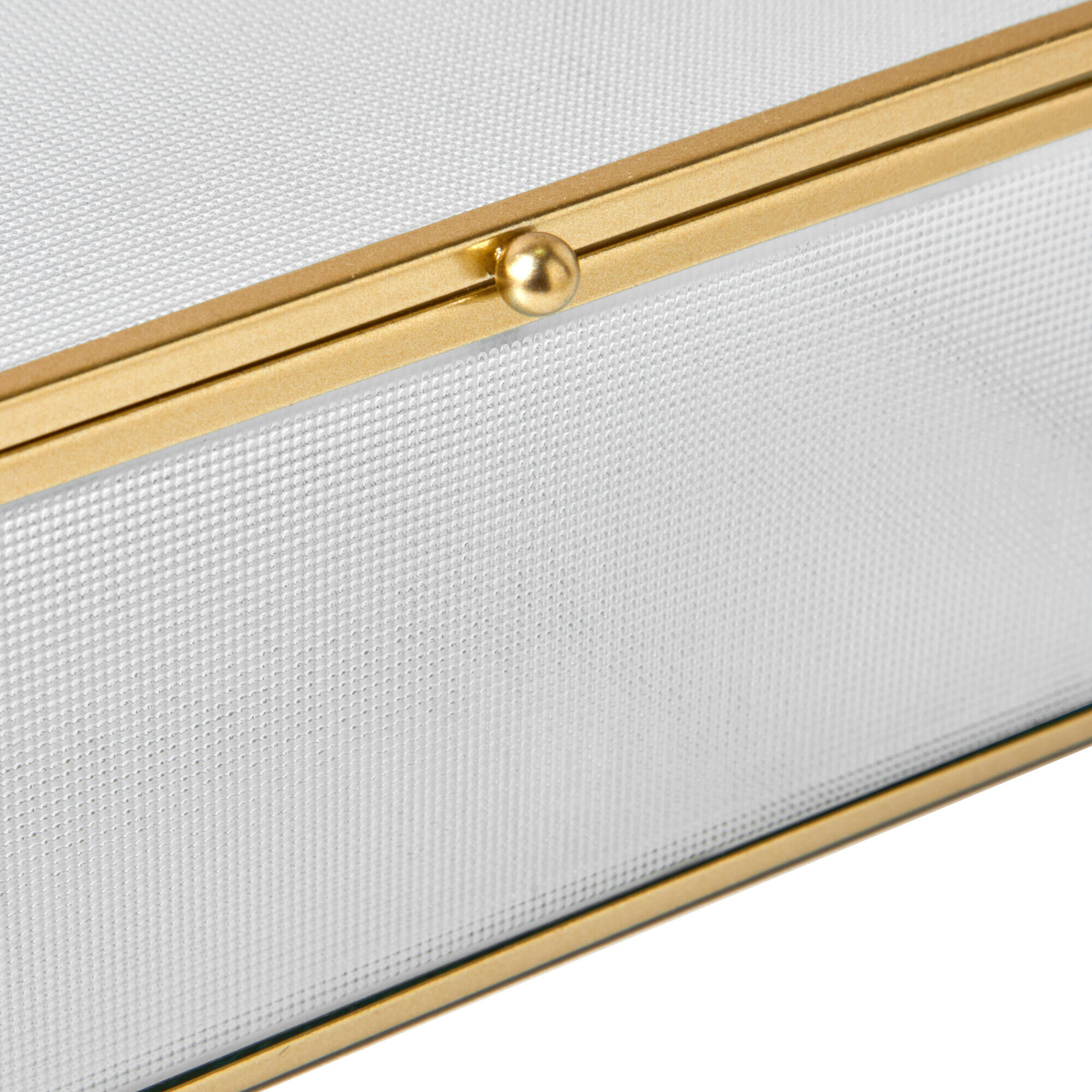 WENKO Caddy de douche Modèle Milo | Étagère de douche inox doré pour un rangement pratique | Caddy de douche sans perçage | Dimensions (l x h x p) 25 x 36