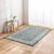 Tapis rectangulaire motifs perse (bleu gris&eacute;)