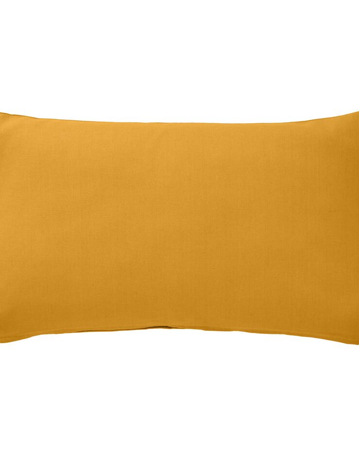 Housse de coussin unie bachette - lot de 2 (jaune) Housse de coussin unie bachette - lot de 2 (jaune)