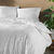 Parure de lit microfibre tuftée   (blanc)