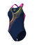 Maillot de bain 1 pièce Ripples (marine / rose)