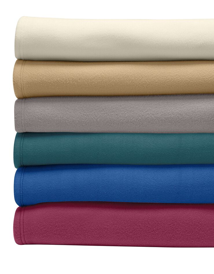 Couverture polaire Thermotec® qualité luxe 450g/m2 (bleu jean)